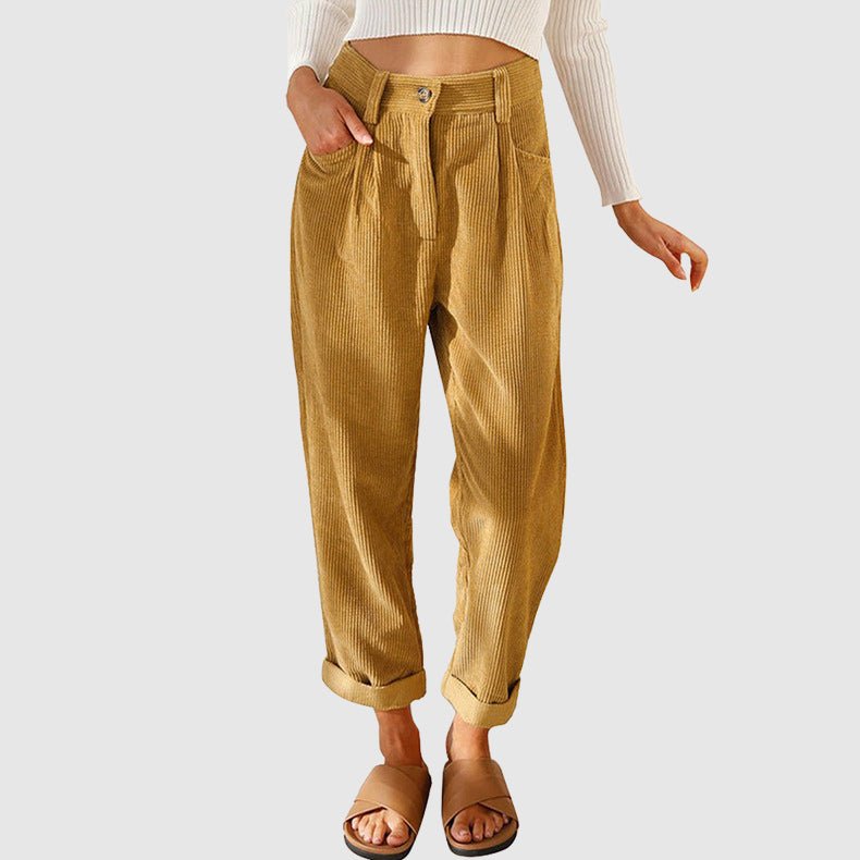 Juliet Bellamy Corduroy Crop Pants