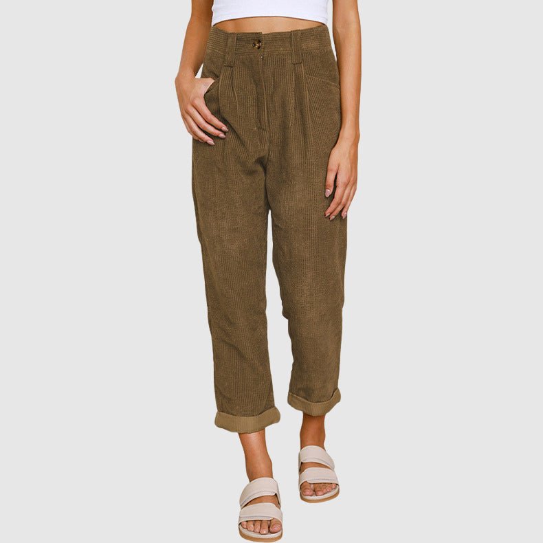 Juliet Bellamy Corduroy Crop Pants