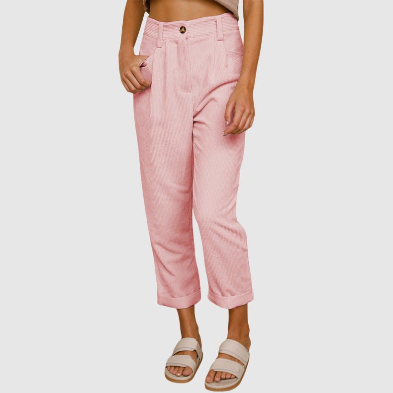 Juliet Bellamy Corduroy Crop Pants