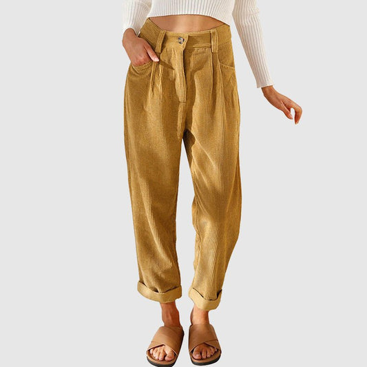 Juliet Bellamy Corduroy Crop Pants